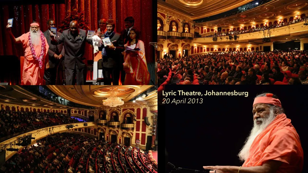 Photo collage from the Lyric Theatre concert, Johannesburg, 20 April 2013.