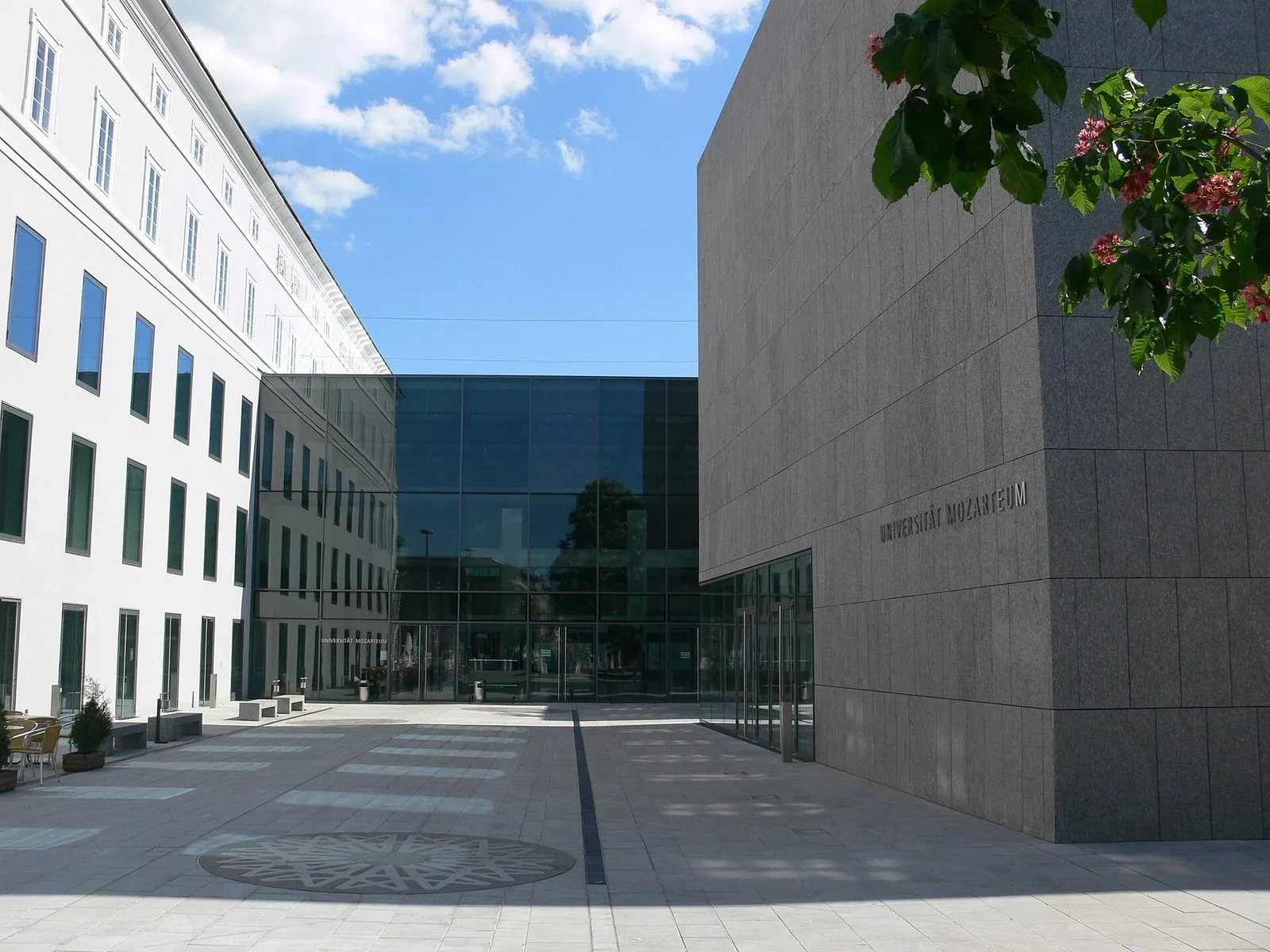 The Mozarteum, Salzburg – facade on Schwarzstraße.